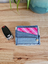 Load image into Gallery viewer, Denim Mini Card Holder
