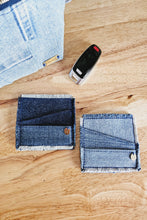 Load image into Gallery viewer, Denim Mini Card Holder
