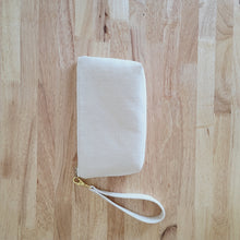 Load image into Gallery viewer, Zipper Pouch Natural Cotton
