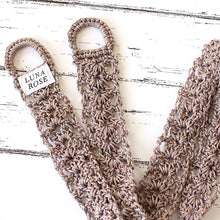 Load image into Gallery viewer, Yoga Mat Strap/Sling | Crochet Taupe

