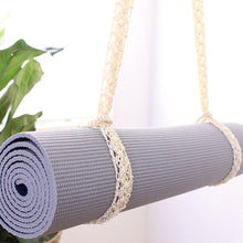 Load image into Gallery viewer, Yoga Mat Strap/Sling | Crochet Ivory
